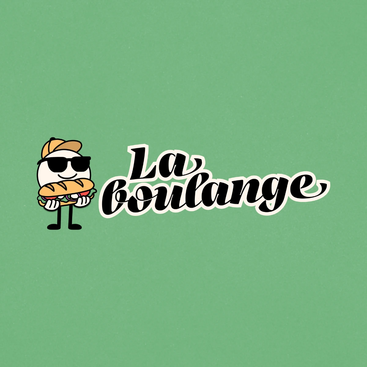 Logo La Boulange, projet fictif d’identité visuelle pour une boulangerie artisanale.