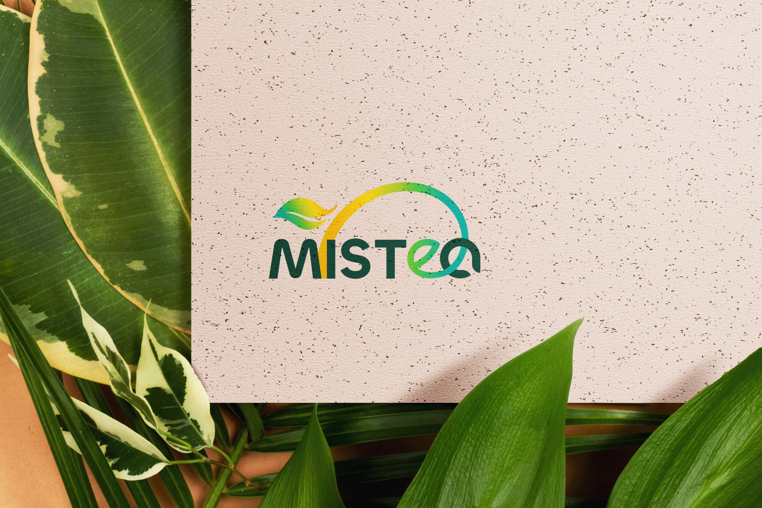 Logo Mistea, inspiré de la spirale de Fibonacci.